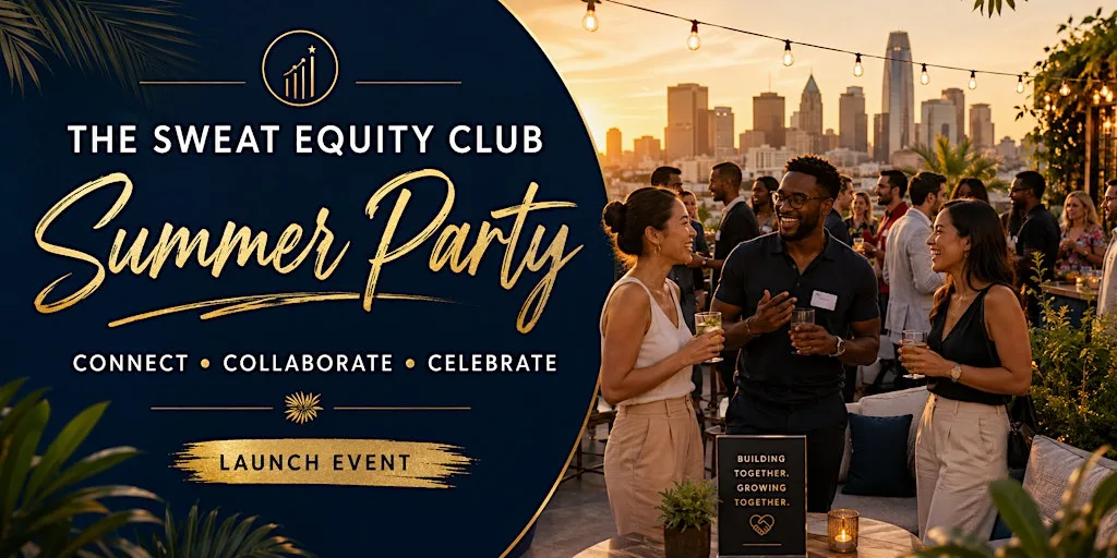 The Sweat Equity Club Summer Social at The Alchemist Colmore Row
