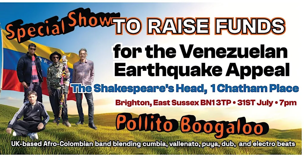 Pollito Boogaloo for Venezuelan Earthquake Appeal at Shakespeare's Head