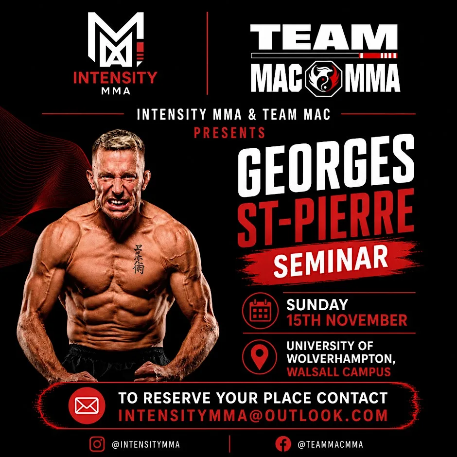 George St Pierre MMA Seminar - Hosted by Intensity MMA at University Of Wolverhampton, Walsall Campus