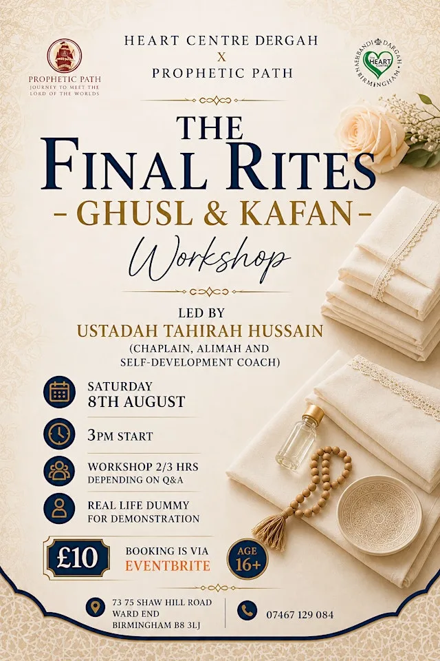 The Final Rites - Ghusl & Kafan Workshop at The HeArt Centre