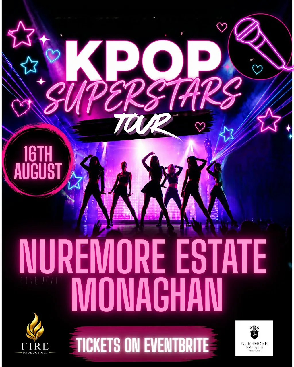 Kpop Interactive Show Experience - Nuremore Estate, Monaghan