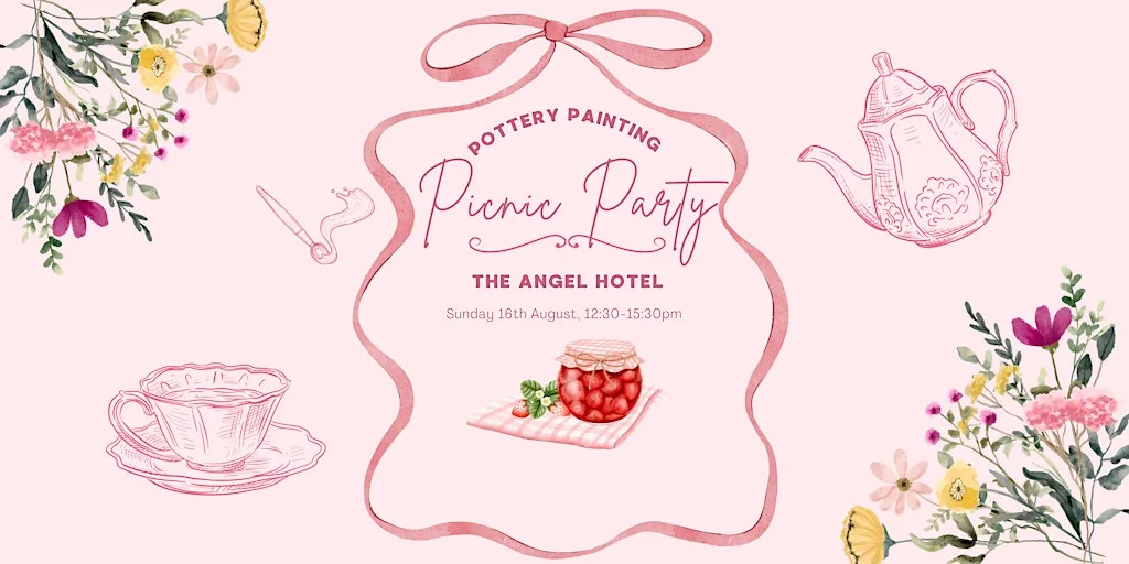 Pottery Painting Picnic Party at Angel Hotel Cardiff