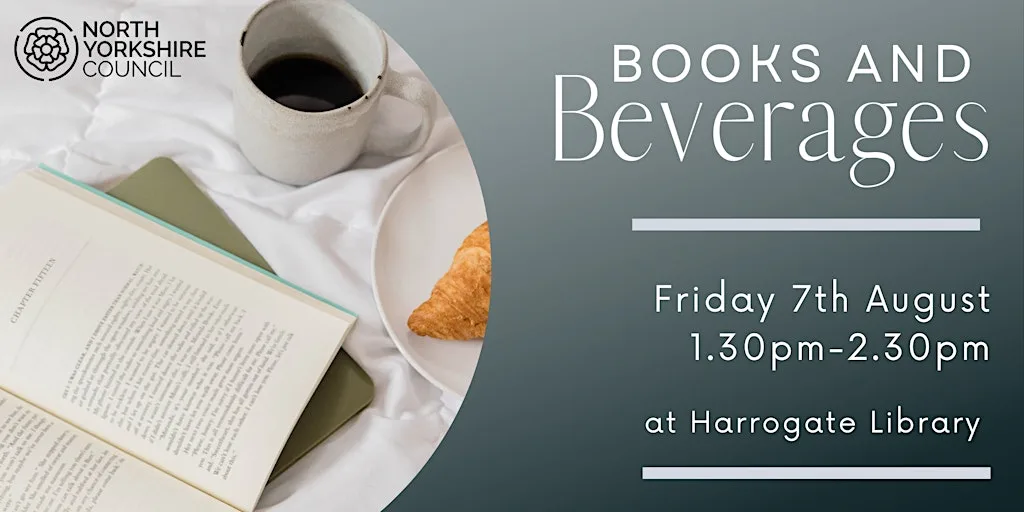 Books and Beverages in August at Harrogate Library