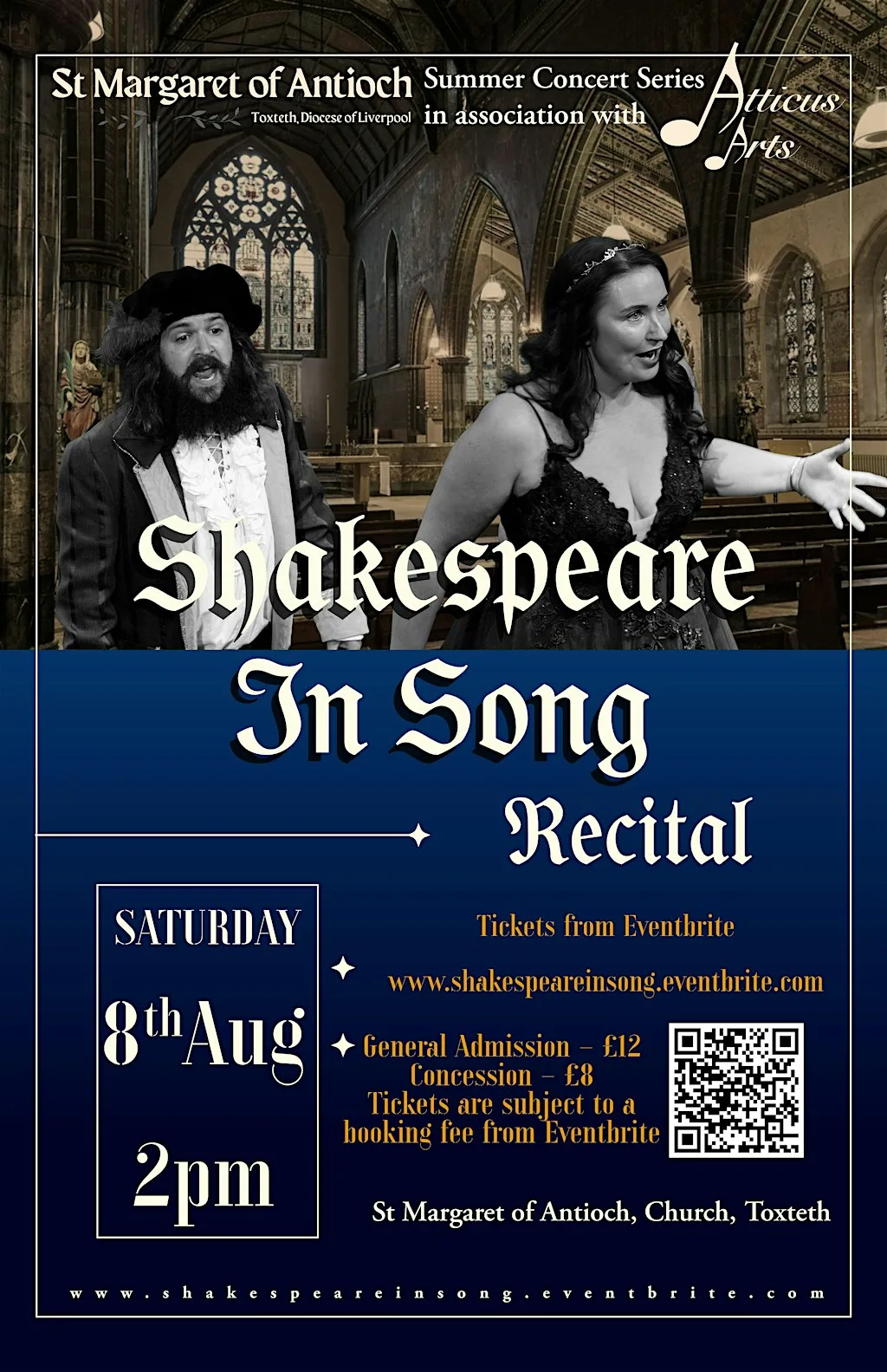 Shakespeare in Song at St Margaret of Antioch Church