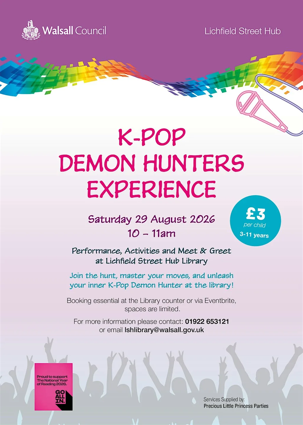 K-Pop Demon Hunters Experience at Lichfield Street Hub Library