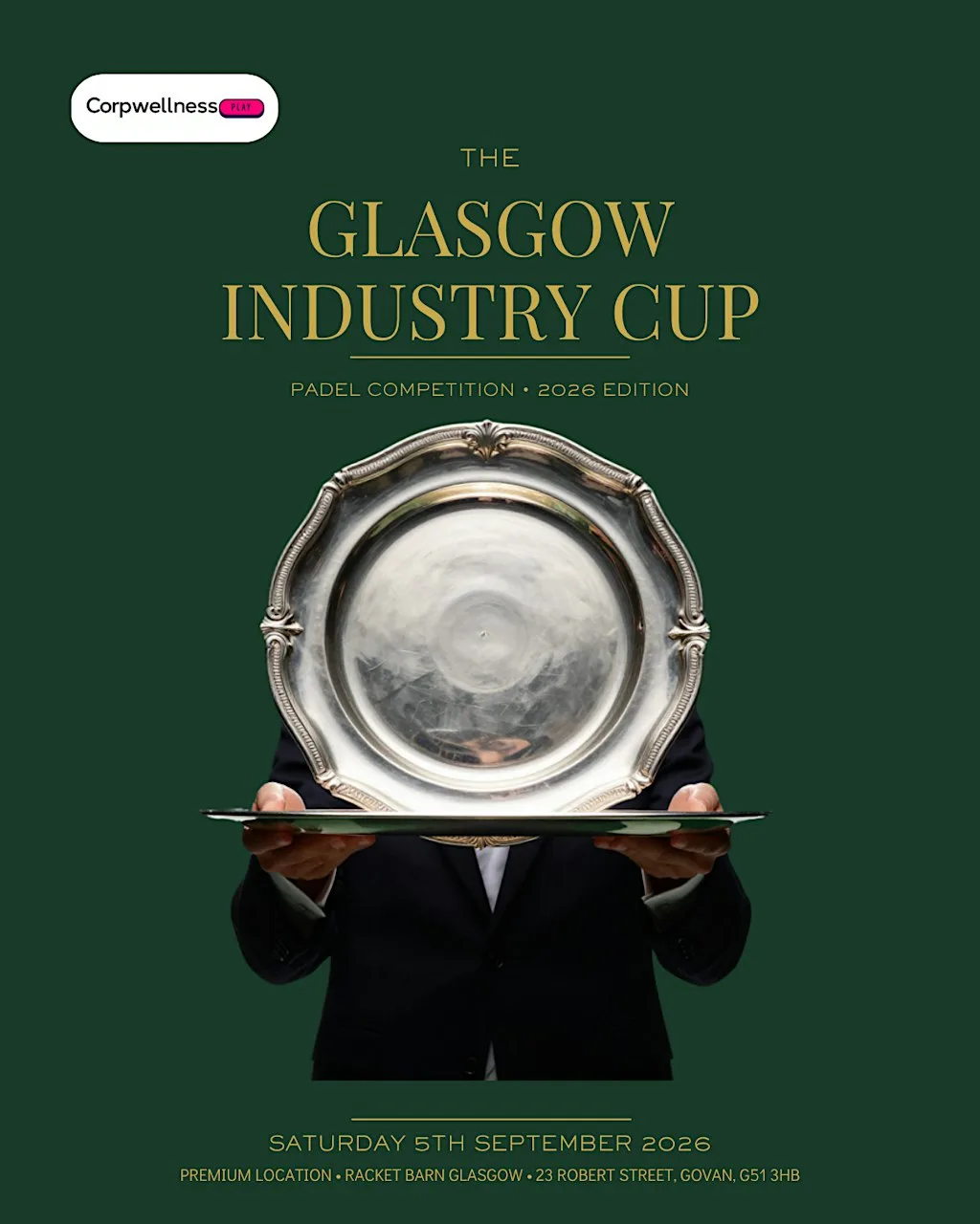 The Glasgow Industry Cup - 2026 padel edition at Racket Barn Glasgow