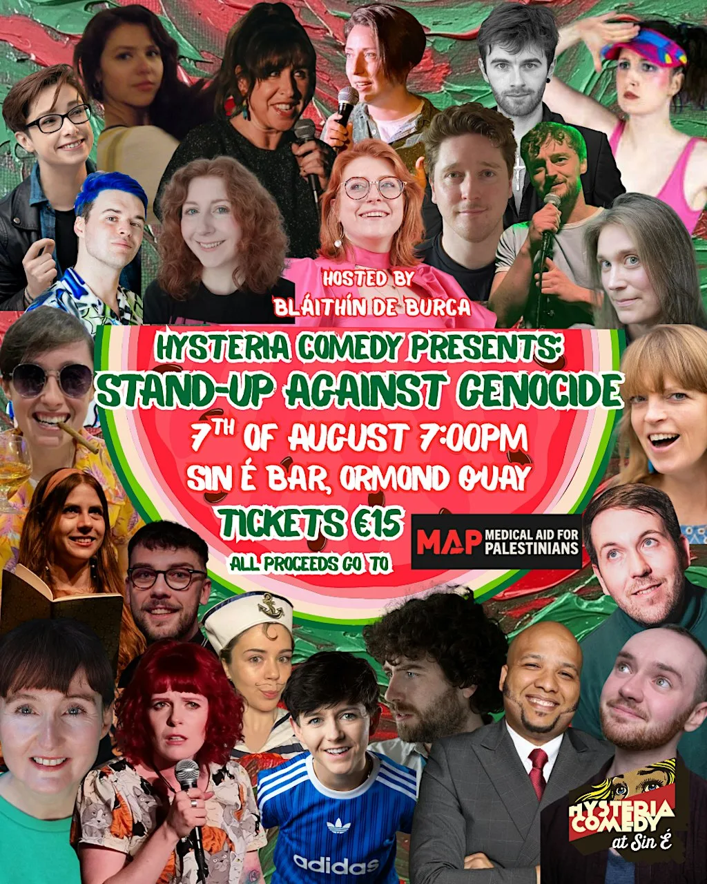 Stand-Up Against Genocide at Sin é