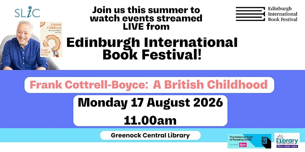 Frank Cottrell-Boyce: A British Childhood at Greenock Central Library
