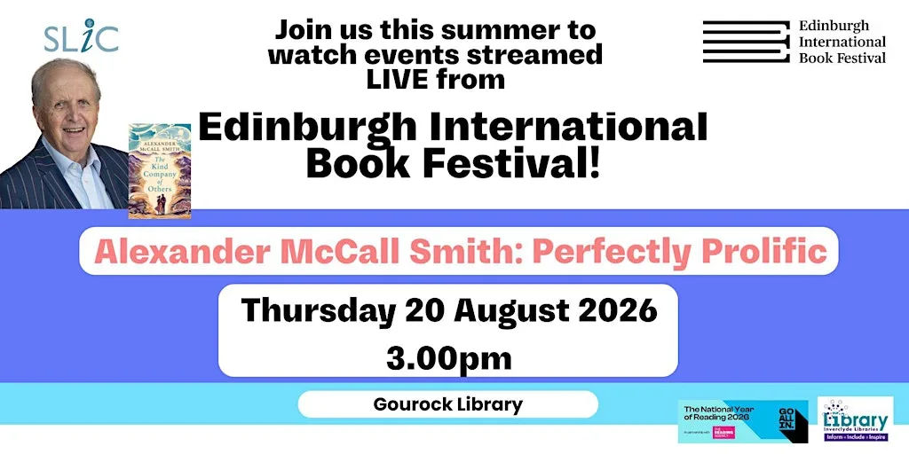 Alexander McCall Smith: Perfectly Prolific at Gourock Library