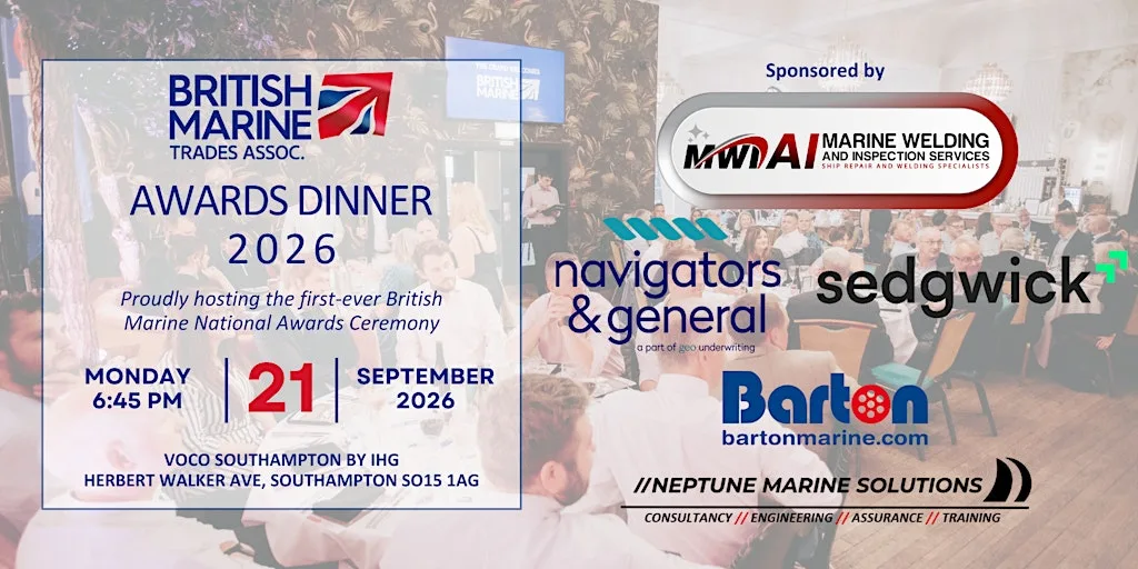 British Marine Trades Association Awards Dinner 2026 at voco Southampton by IHG