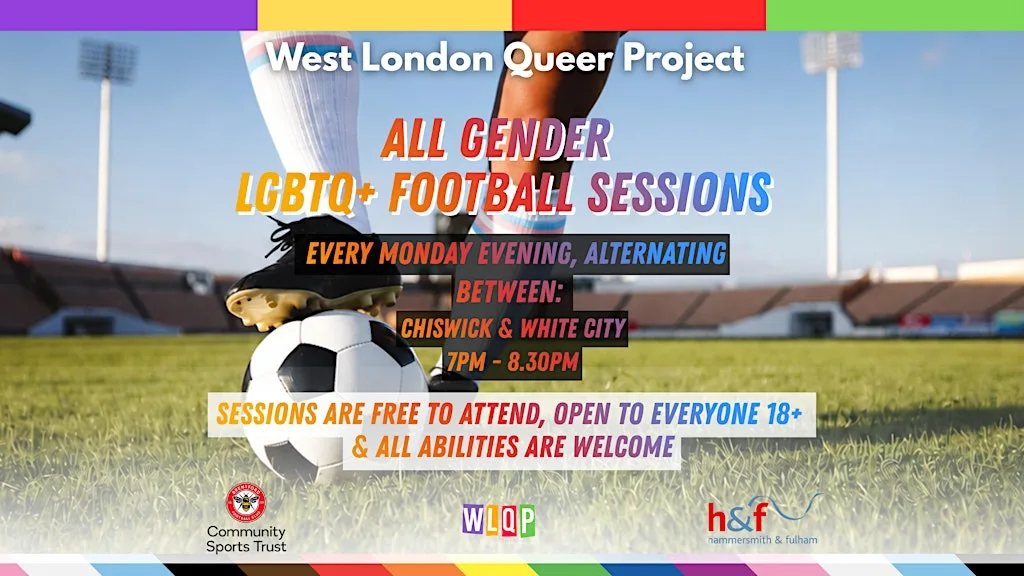 All Gender LGBTQ+ Football Sessions (White City) at Linford Christie Stadium