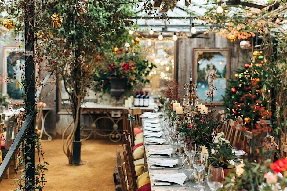 Wine Pairing & Canapes - Christmas Preview at Petersham Nurseries
