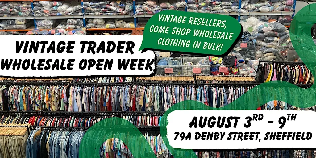 Vintage Wholesale Open Week! Resellers, come visit us at our Vintage Depot at Our Vintage Depot