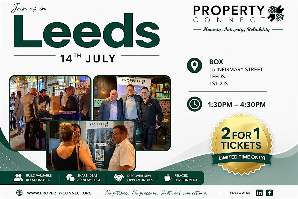 Property Connect Leeds Premier Property and construction networking event at BOX Leeds