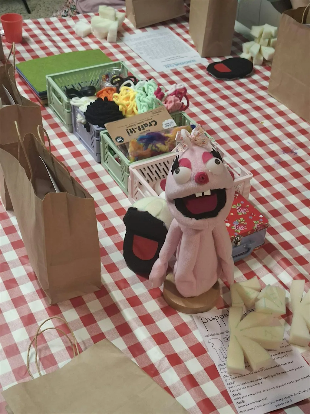 Puppet Making Workshop at Juice Studios