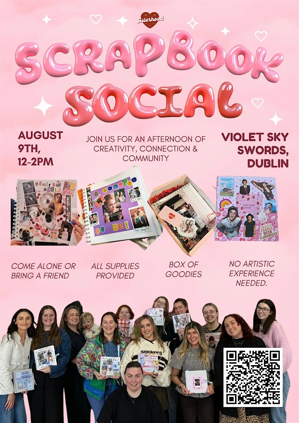 Scrapbook Social at Violet Sky Dublin
