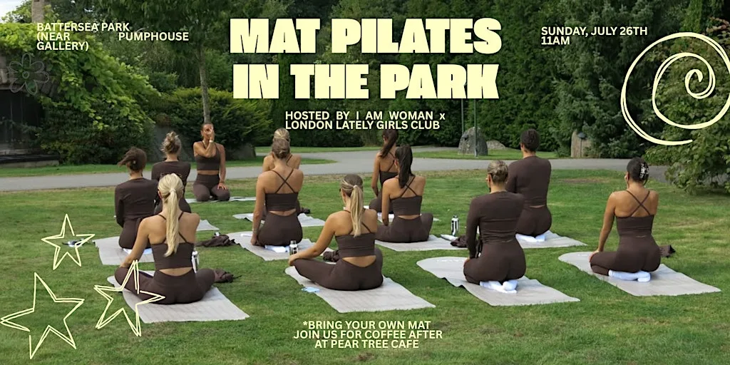 Mat Pilates In The Park at Battersea Park