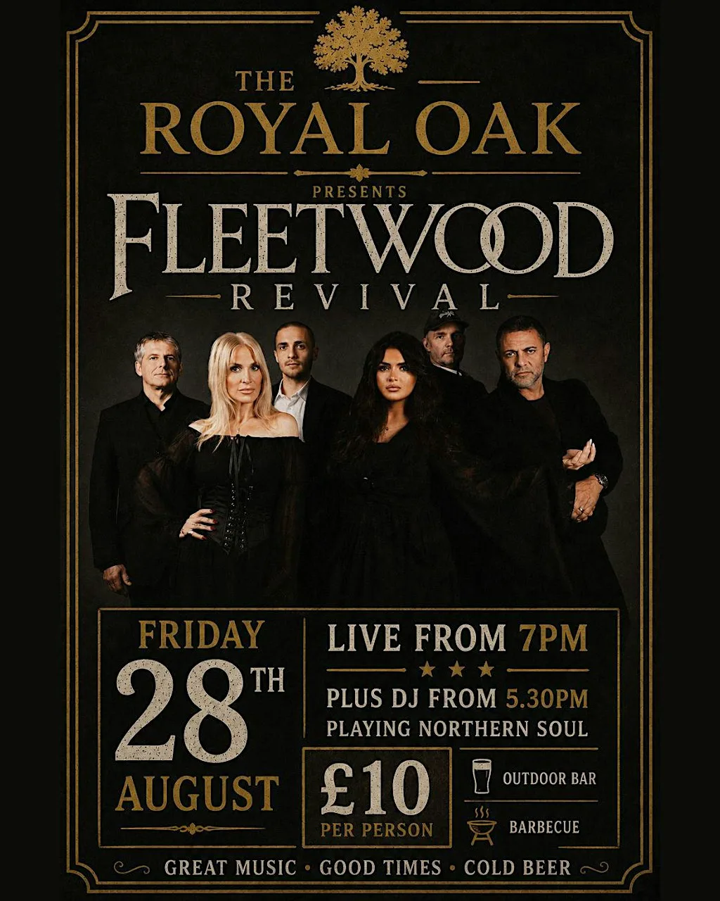 The Royal Oak Pub Garden Festival With Fleetwood Revival and Guests at Royal Oak Inn