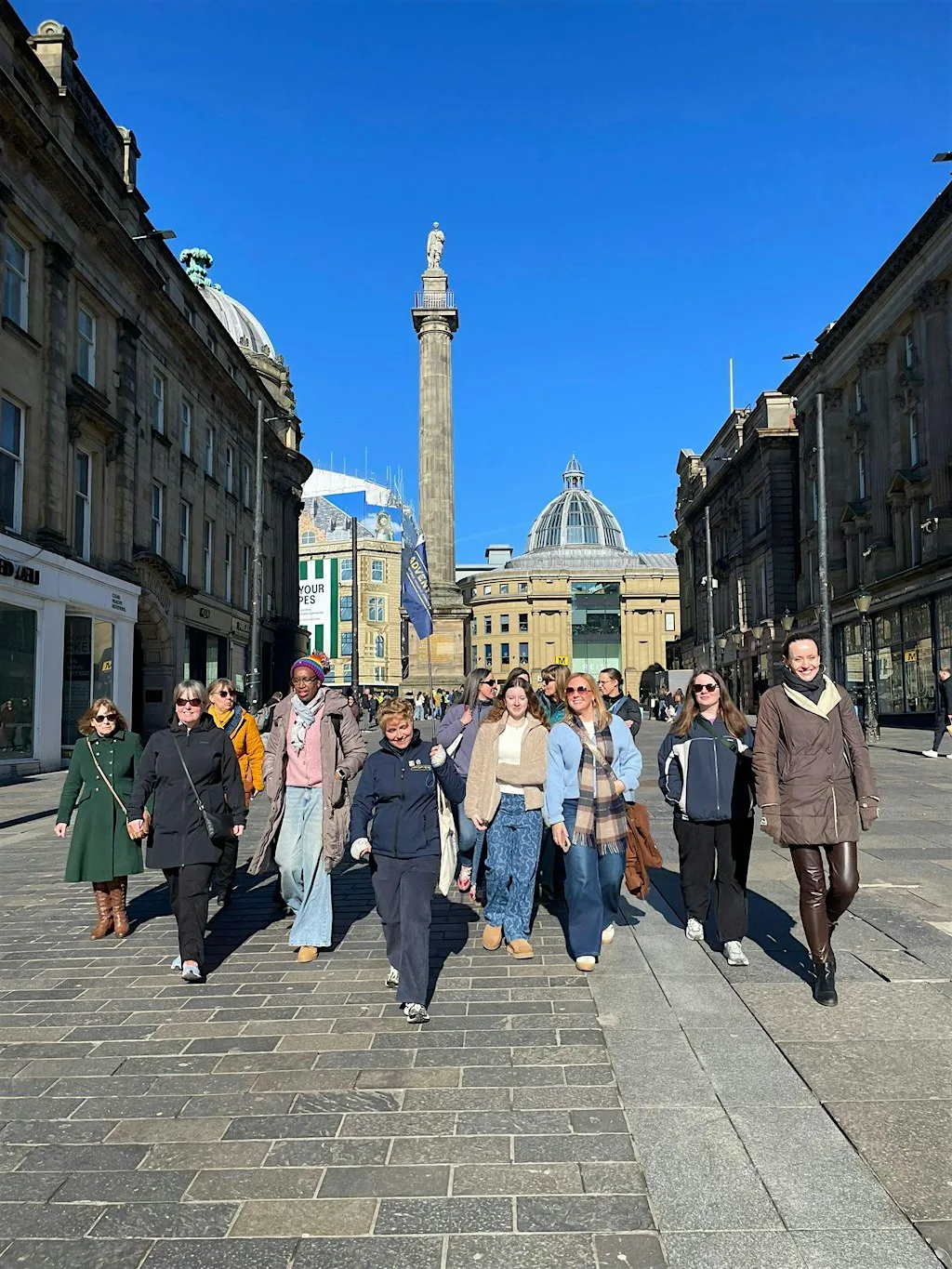 Newcastle. The Power to Protest. Walking Tour at Newcastle upon Tyne