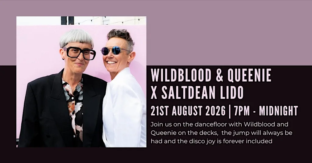 Wildblood & Queenie X Saltdean Lido at Saltdean Lido