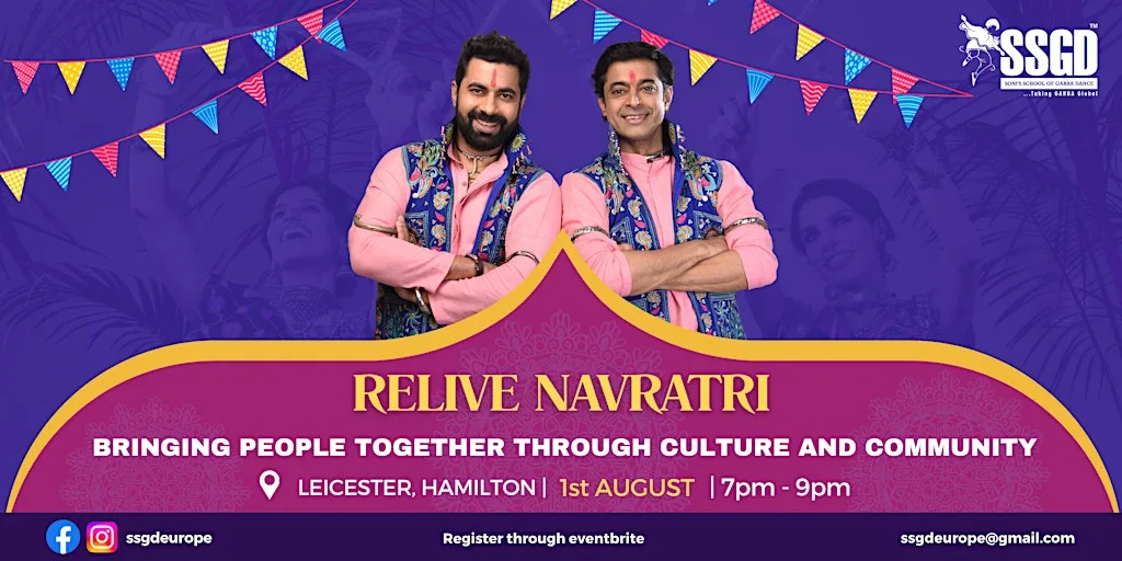 Relive Navratri Leicester August 2026 at Hamilton Library and Learning Centre