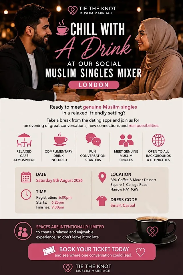 Social Single Muslim Event– North West London