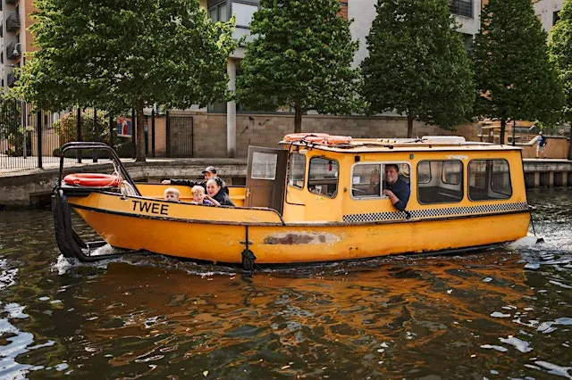 Summer Evening Cruise On The Leeds Dock Water Taxis at Leeds Dock