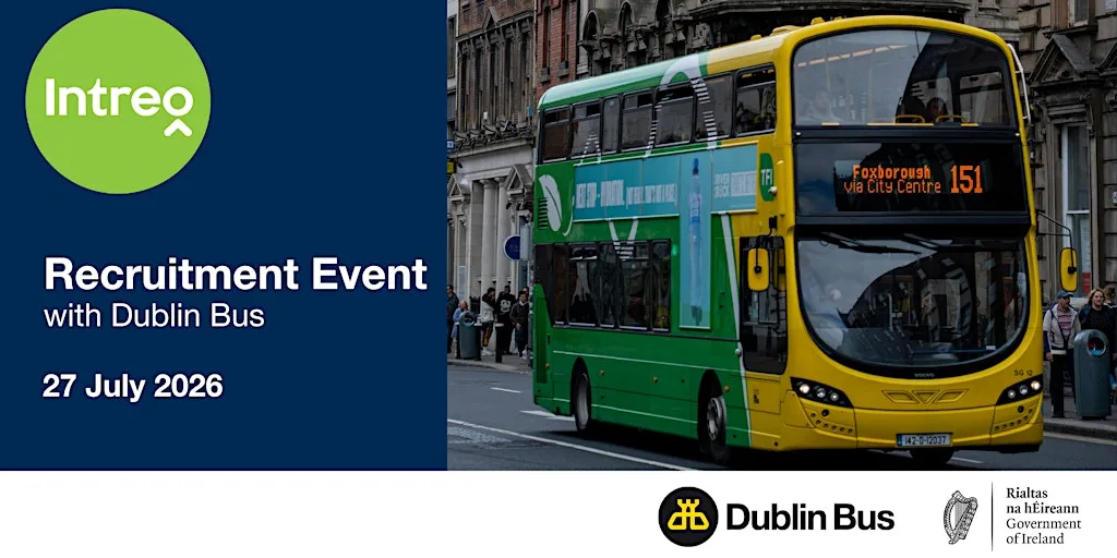 Recruitment Event with Dublin Bus at Central Library Central Library, Ilac Centre D01 E9V3