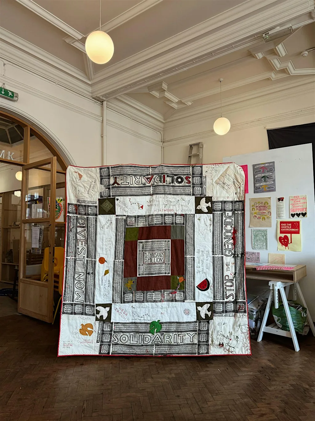 Grief Quilt for Palestine - Workshop at Strange Exchange