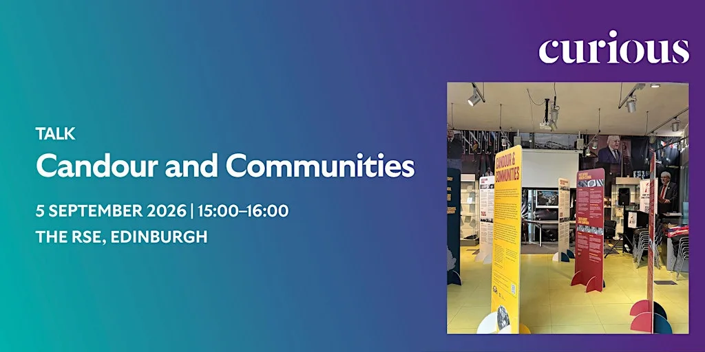 Candour and communities | Talk at The Royal Society Of Edinburgh