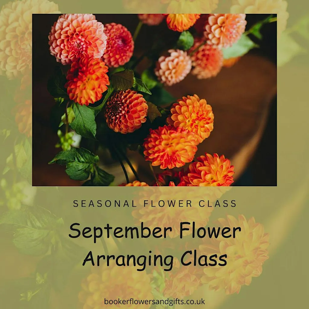 Autumn Flower Arranging Workshop Liverpool at Booker Flowers and Gifts - Flower Delivery Liverpool