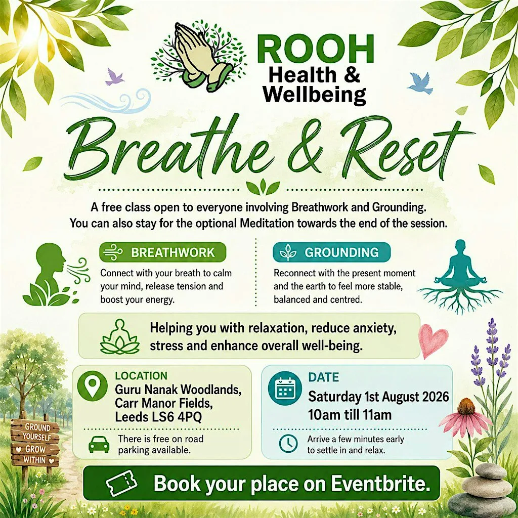 Breathe & Reset - Leeds at Guru Nanak Woodlands