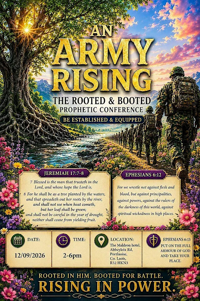 The Rooted & Booted Prophetic Conference at Maldron Hotel Portlaoise