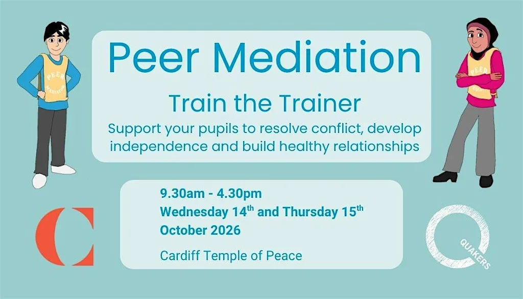 Peer Mediation Train the Trainer (Primary) Cardiff at Temple of Peace