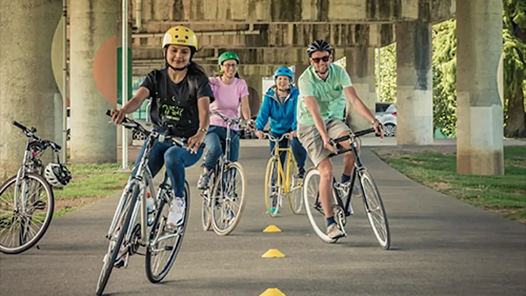 TRY A BIKE! With a range of adaptive bikes available. at Thompson Park cycling skills area. Located in the middle of the park close to the big slide.