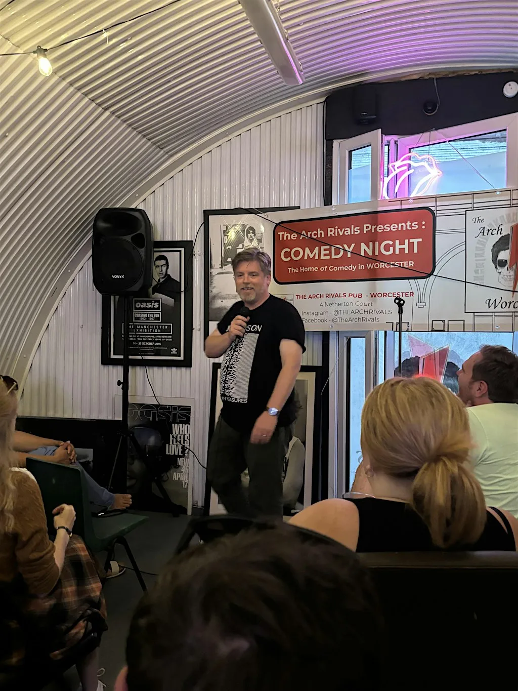 August at our comedy bunker at Arch Rivals at The Arch Rivals Brewing Company Ltd