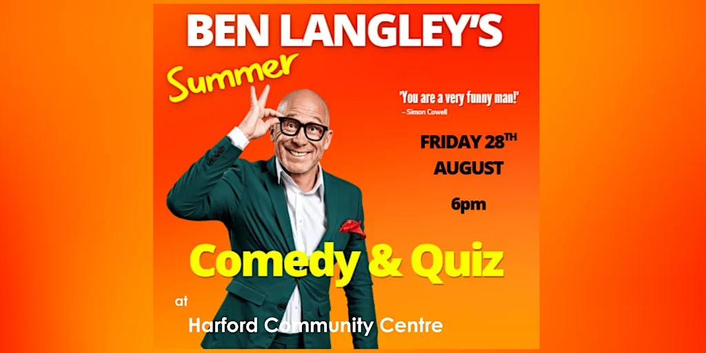 Comedy & Quiz with Ben Langley at Harford Community Centre