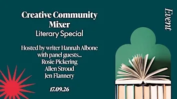 September Creative Community Mixer - Meet the Authors - Literary Special at The Fold, Spencer Street