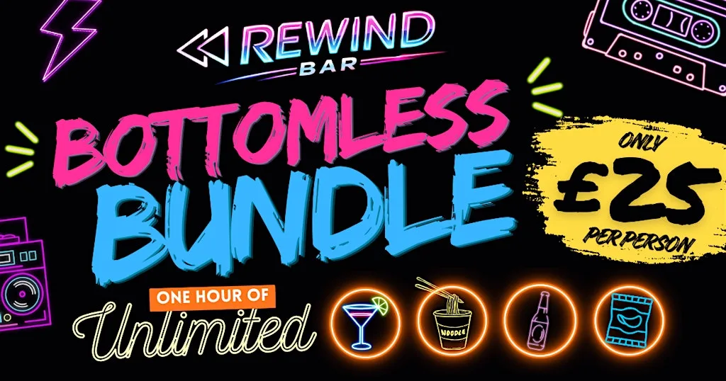 Rewind's Bottomless Bundles! at Rewind Bar