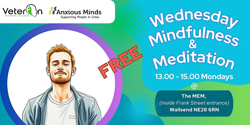 Melt Stress, Meditate & Mindfulness - FREE & open to the public at Veteran Recovery College