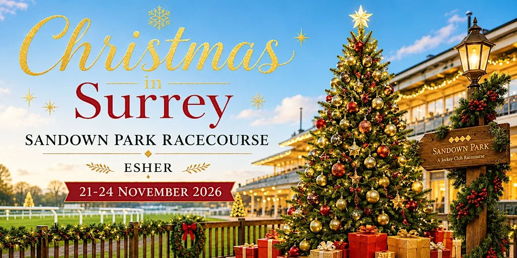 Christmas in Surrey: Gifts, Workshops & Santa’s Grotto at Sandown Park Racecourse
