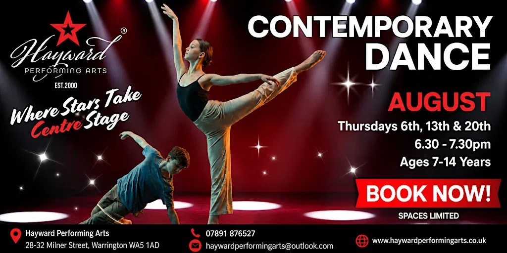 Contemporary Dance Classes - 7-14 yrs at Hayward Performing Arts - Dance School