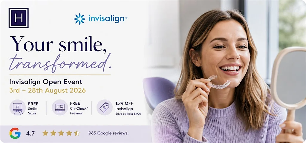 Hewett's Dental | Invisalign Open Event | August 3rd - 28th 2026 at Hewett's Dental