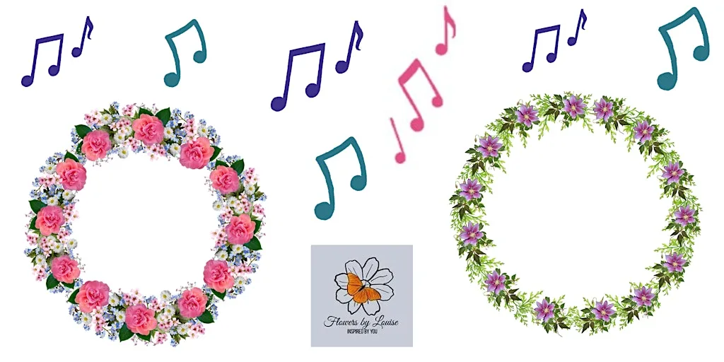 Blyth Library - Music Themed Flower Wreath Workshop at Blyth Library