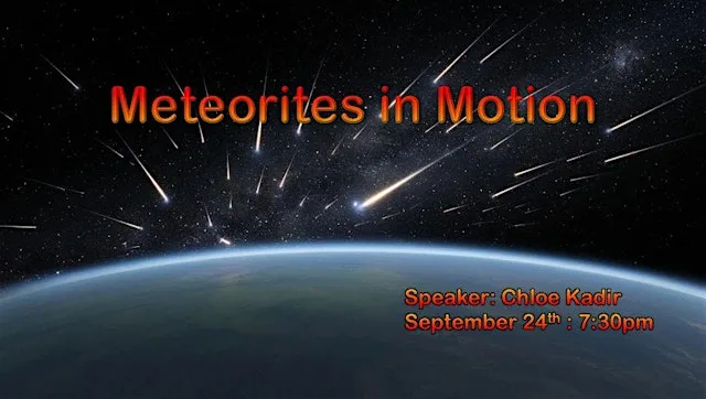 Meteorites in motion