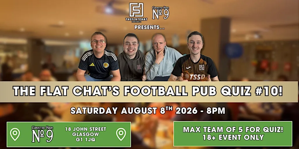 The Flat Chat's Football Pub Quiz 10! at Committee Room No.9