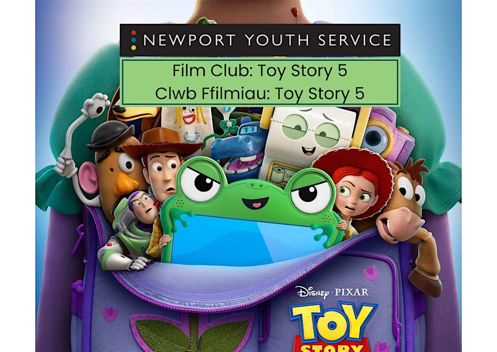 Film Club: Toy Story 5/ Clwb Ffilmiau: Toy Story 5 at The Riverfront