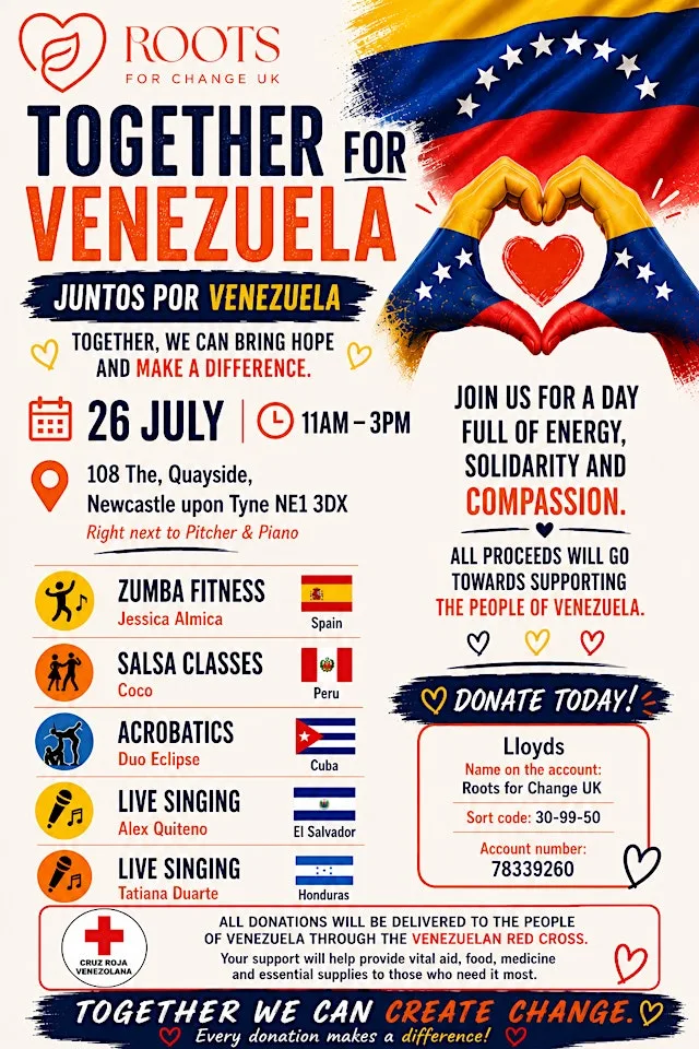 Together for Venezuela.