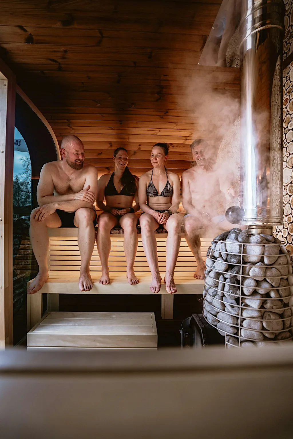 Sauna Session + Pizza Party at Riverbank Sauna
