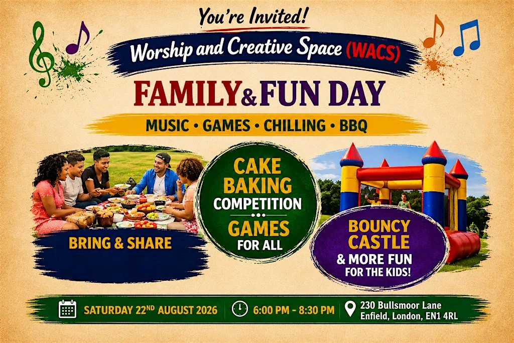 Worship And Creative Space (WACS) Family & Fun Day (BRING & SHARE)